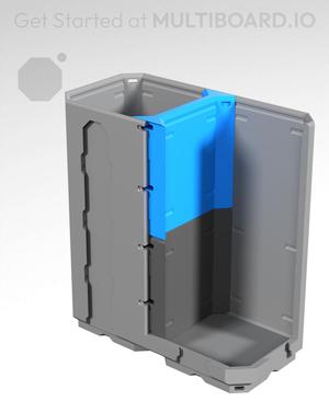 1x1H - Full Top Multibin Divider