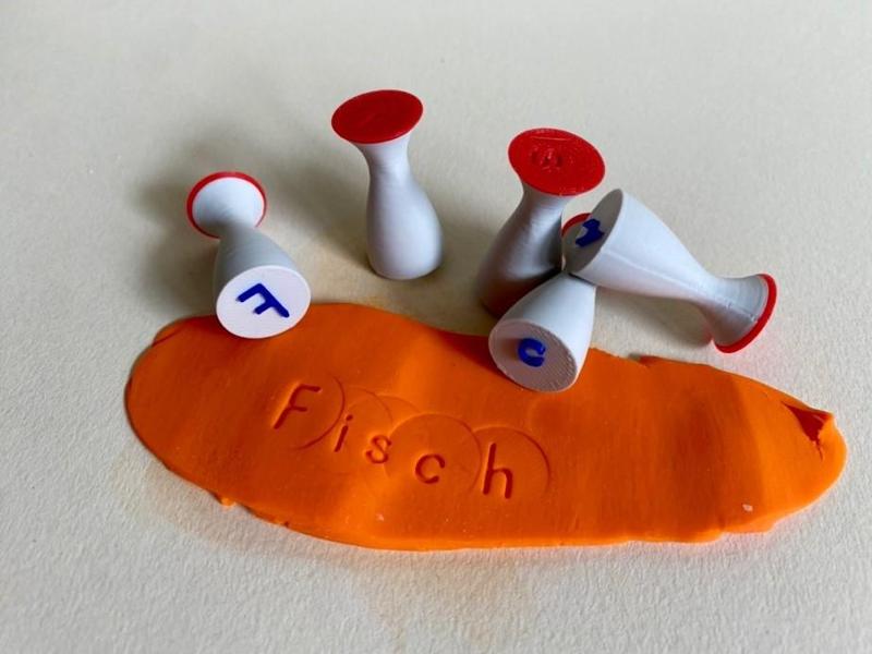 Alphabet Stamps for Word Building