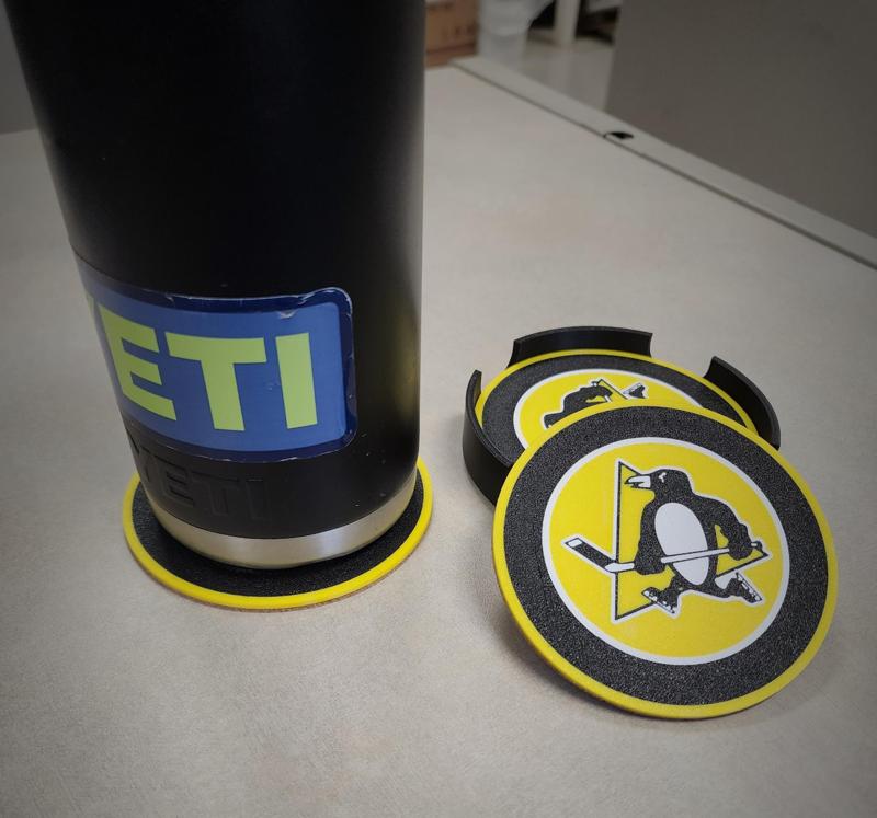 Pittsburgh Penguins Coaster Set