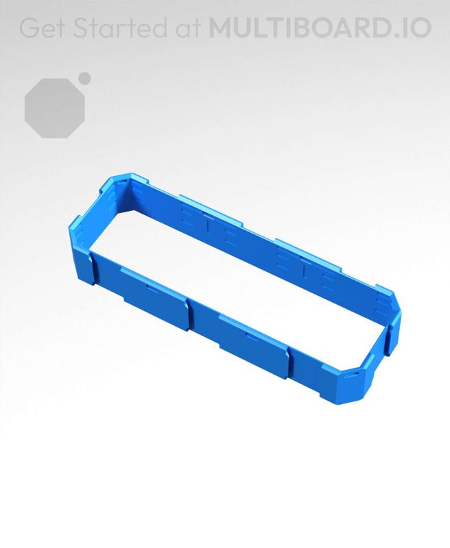 3x1x0.5 - Full Multipoint Rail - Pop-In Multibin Shell Extension