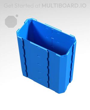 2x1x2.5 - Full Multipoint Rail - Standard Click-In Multibin Shell Extension