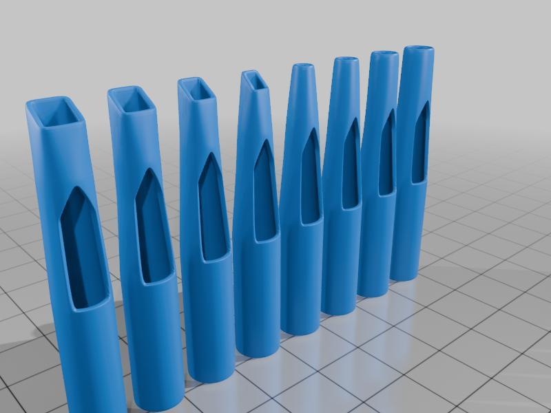 tattoo nozzles for standard coil machine tube