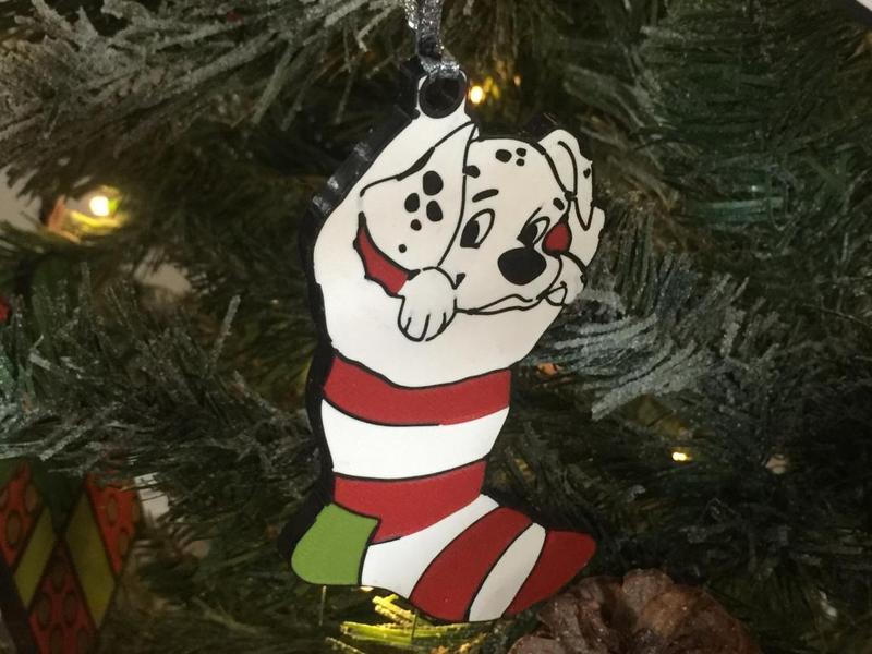 Dalmatians Christmas Sock Ornament