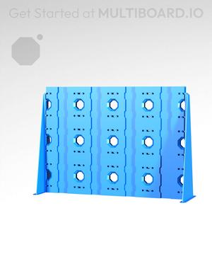 4x3 - 2x Stack - Single-Sided Multipoint Plate