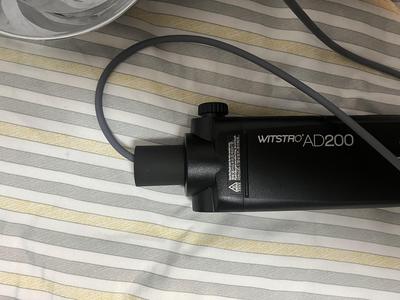 Godox AD200 pro blub to graflex adapter