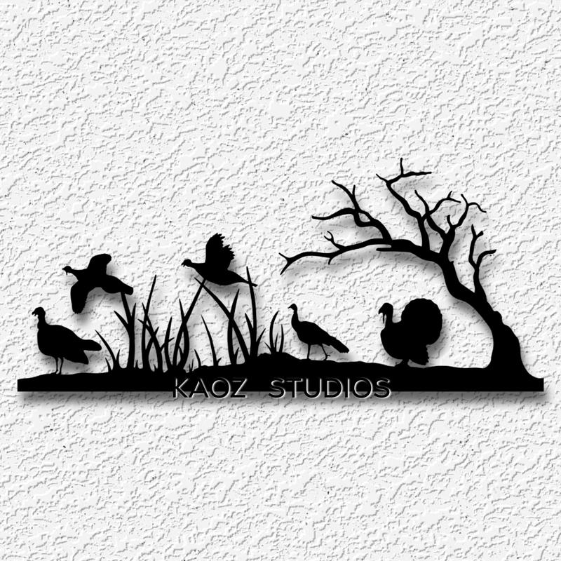 Wild Turkey wall art Turkies wall decor nature decoration