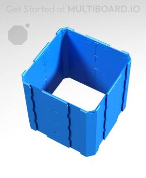 2x2x2 - Full Multipoint Rail - Pop-In Multibin Shell Extension