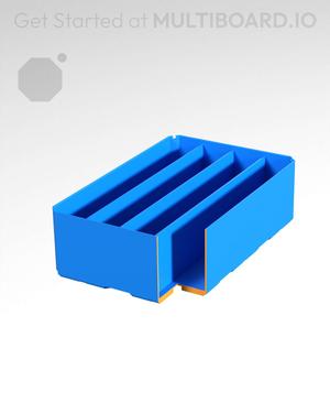 2x3x1 - Double Divided Bin - Multibin Insert