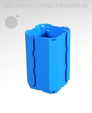 1x1x1.5 - Full Multipoint Rail - Multibin Shell