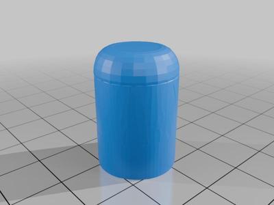 Simple M6 nut / bolt cap hider