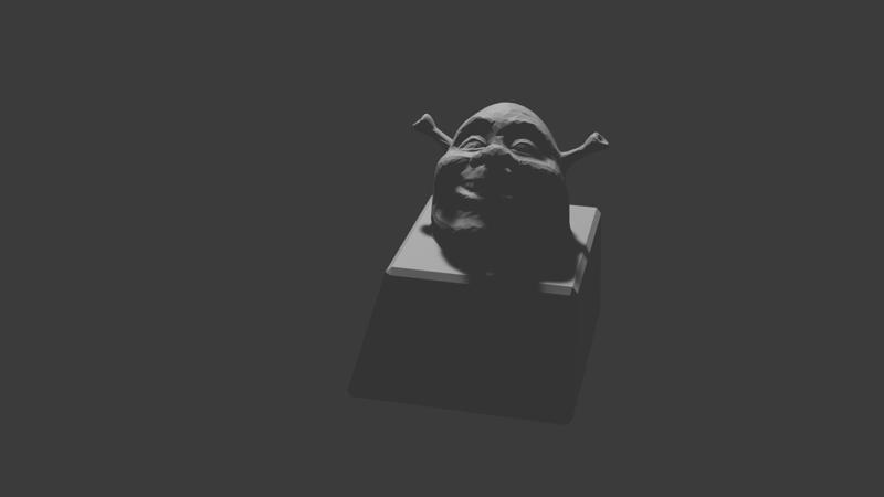 shrek key cap