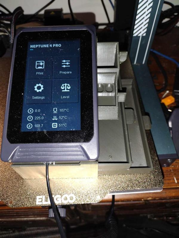 Elegoo Neptune Display holder with Storage