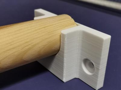 Rod holder / wall mount for 24 / 28mm filament rod