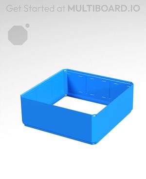 3x3x1 - Simple Walls - Standard Click-In Multibin Shell Extension