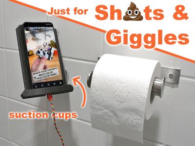 Toilet charging dock