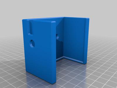 Malolos Pi4 Case Wallmount with cutouts for 25mm cases