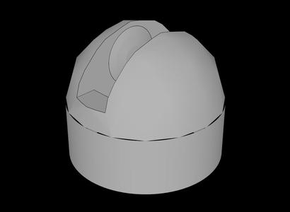 Lego Compatible (4592.dat) Hinge Control Stick Base