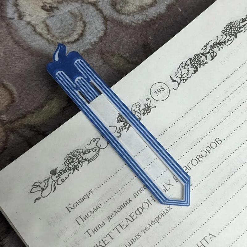 Bird-shaped bookmark (Книжная закладка в форме птицы)