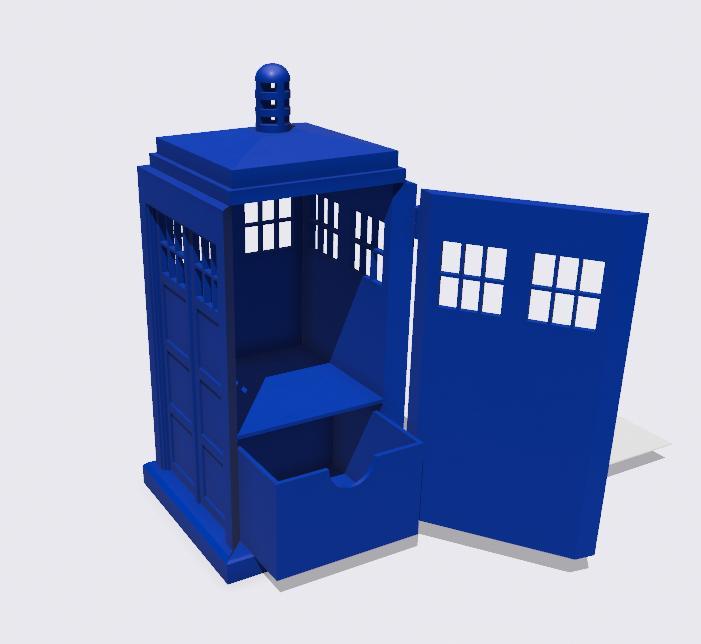 TARDIS CARD AND DICE HOLDER