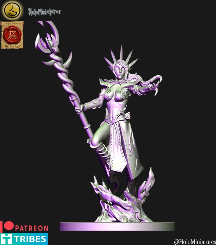 Dark elves sorceress 2 (elf)