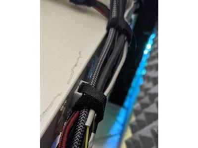 Velcro strap holder wall mount 