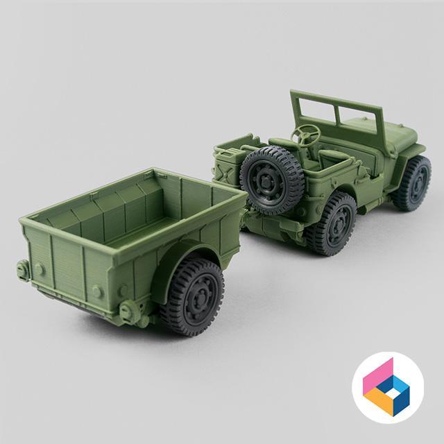 Foldable Jeep Trailer