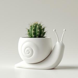 Snail Flower Pot – Stylish Vase for Plants