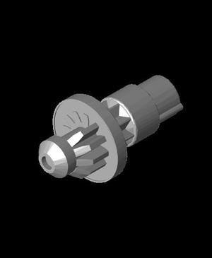 Beyblade X| Half Gear bit.stl