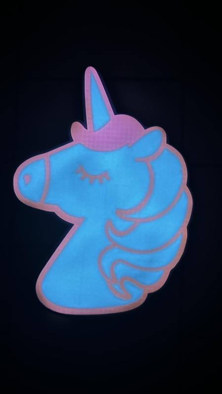 LED Einhornform
