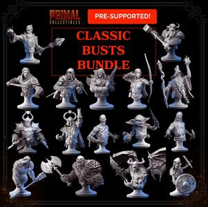 16 busts - complete bundle - MASTERS OF DUNGEONS QUEST