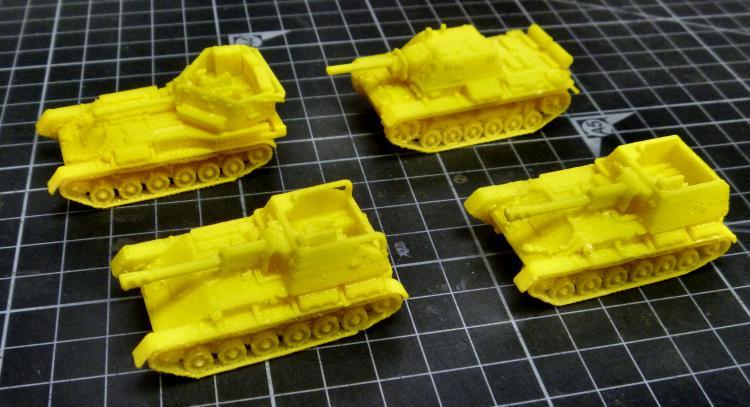 1-100 SU-76, SU-76i, SU-85b, ZSU-37