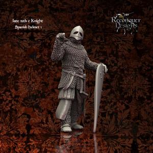 12th Century Knight with Spanish Helmet  B 