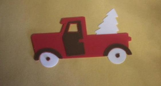 Truck with Christmas Tree