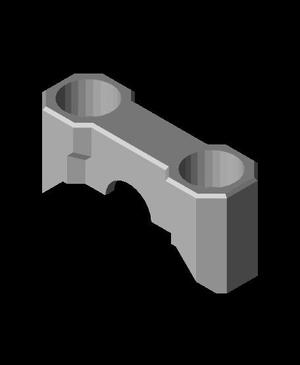 1/4 in Bearing Pillow Block Top