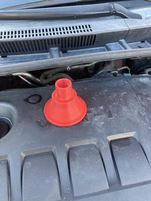 toyota corolla oil funnel