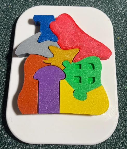 House puzzle for kids