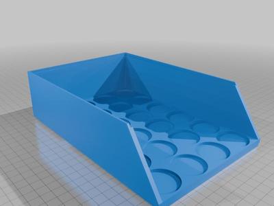 Five and Six deep shelves for compact paint stand