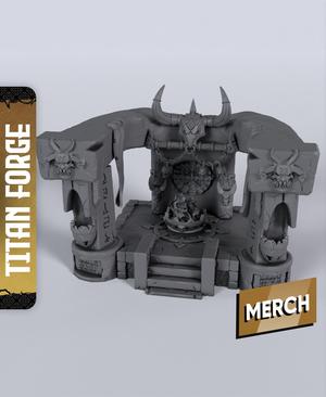 Infernal Dwarf Altar - With Free Dragon  - 5e DnD Inspired for RPG and Wargamers
