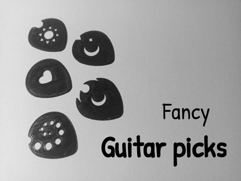 Fancy guitar picks