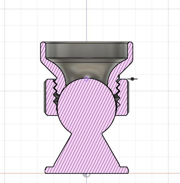 Universal Ball Joint 45°