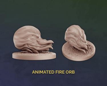 Animated Fire Orb