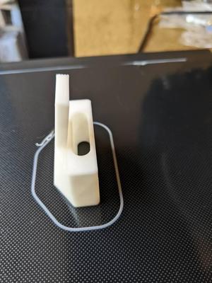 shower wand holder - blade/hook style