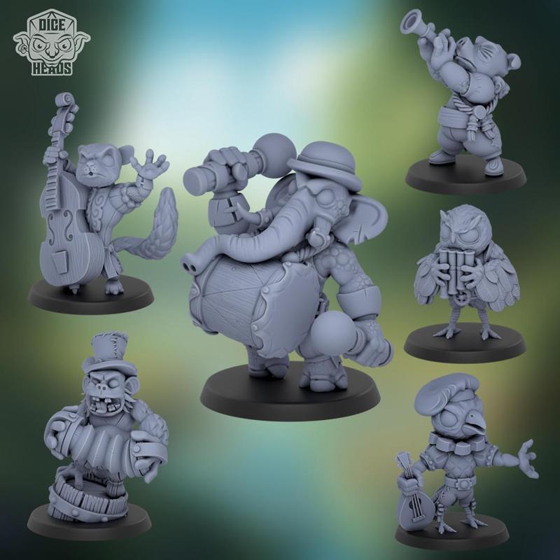 Animal Bard Collection (pre-supported included)