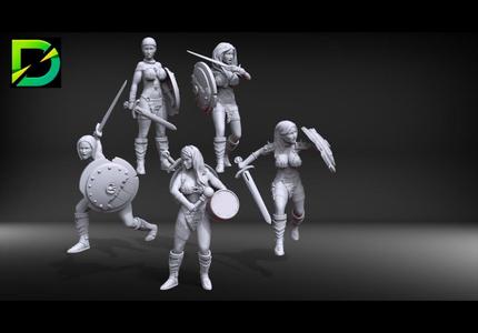 Amazon Army of Fate- Barbarians