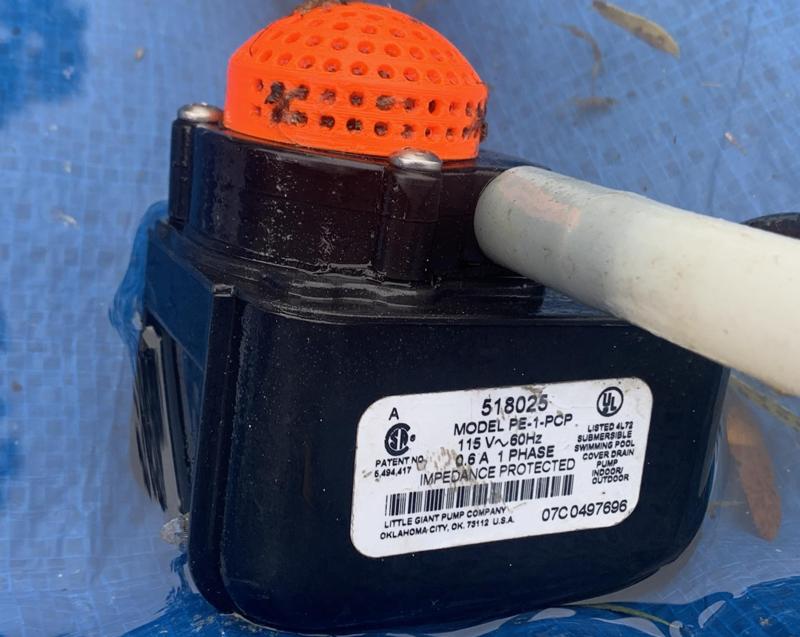 MeshFit screen for Little Giant Pool Cover Pump