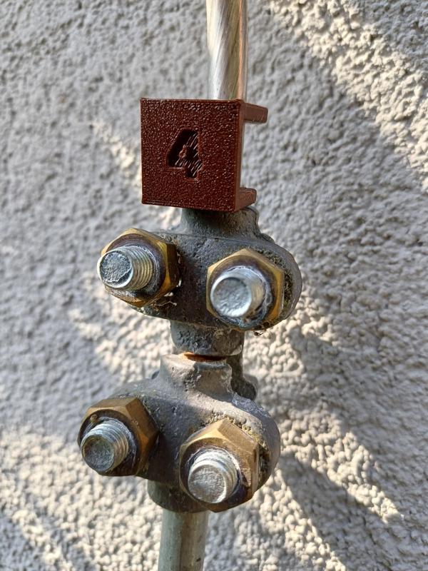 Label LPS/Označení svodu hromosvodu