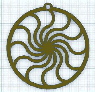 Circle Statement Earring 1.stl