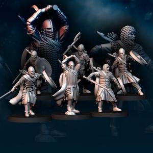 6x West Human Warrior | West Humans | Fantasy