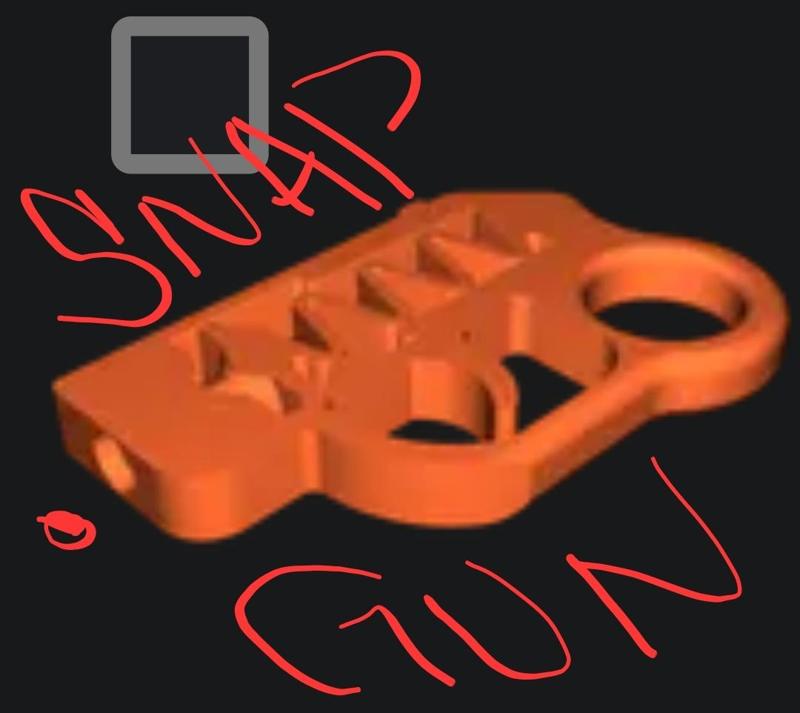 Snapgun print in place