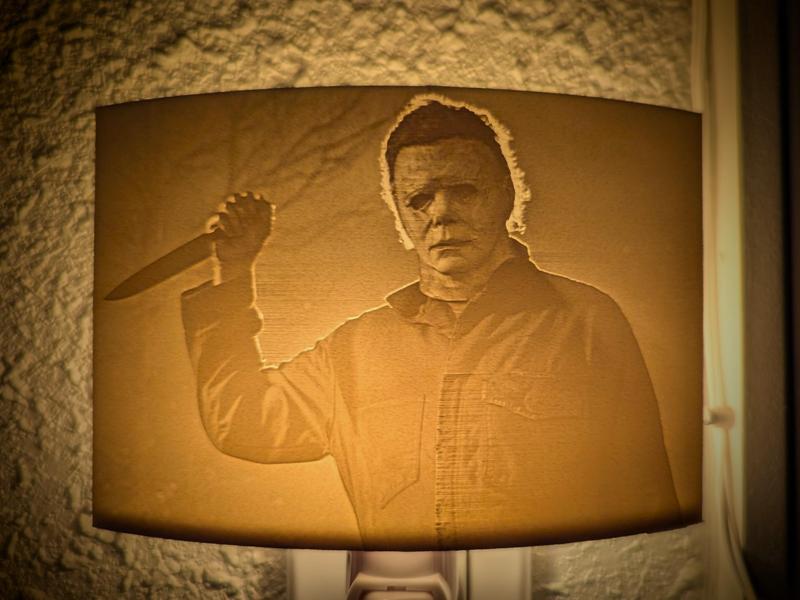 Halloween - Michael Myers Lithophane Night Light